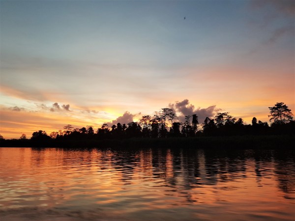 Sunset on the Kinabatangan River