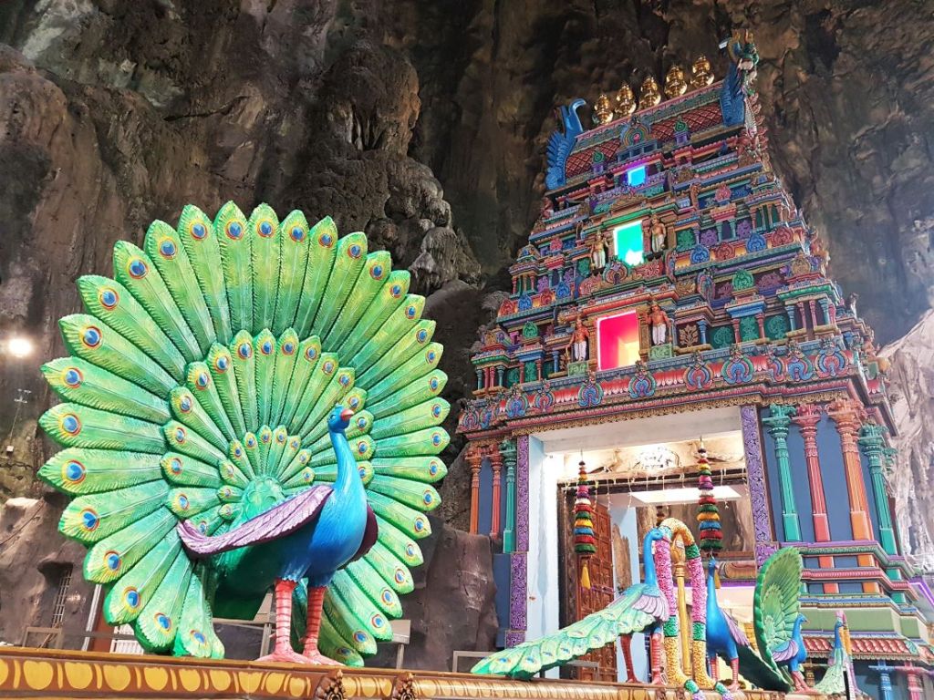 Hindu temple inside Batu Caves