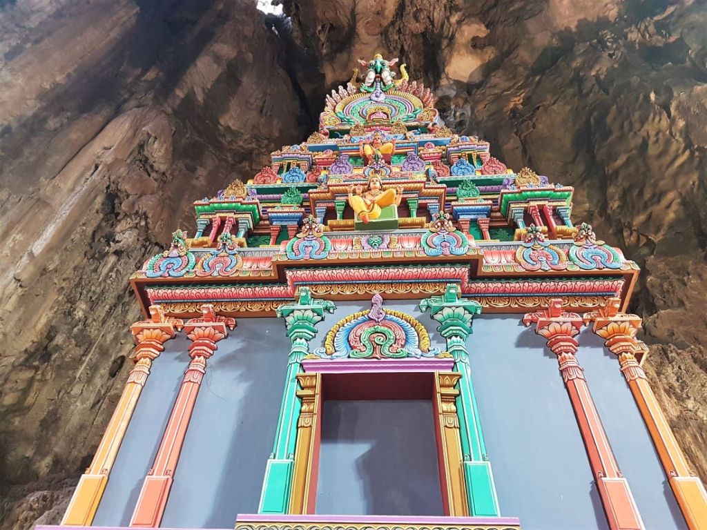 Hindu temple inside Batu Caves