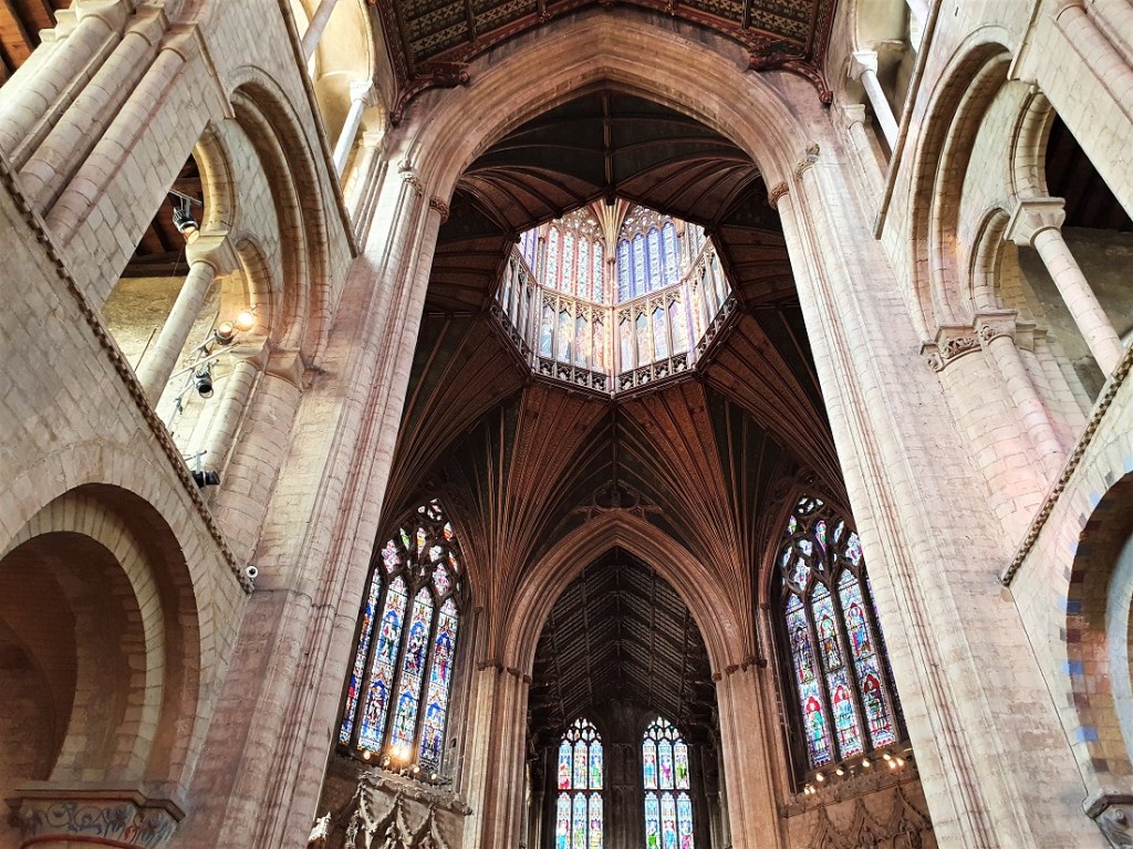 The lantern and the octagon tower of Ely Cathedral