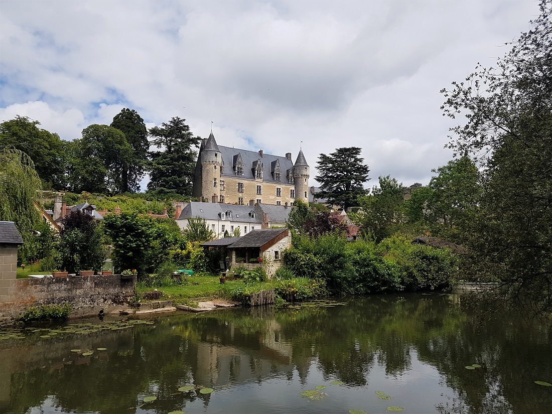 Château de Montrésor from the River Indrois