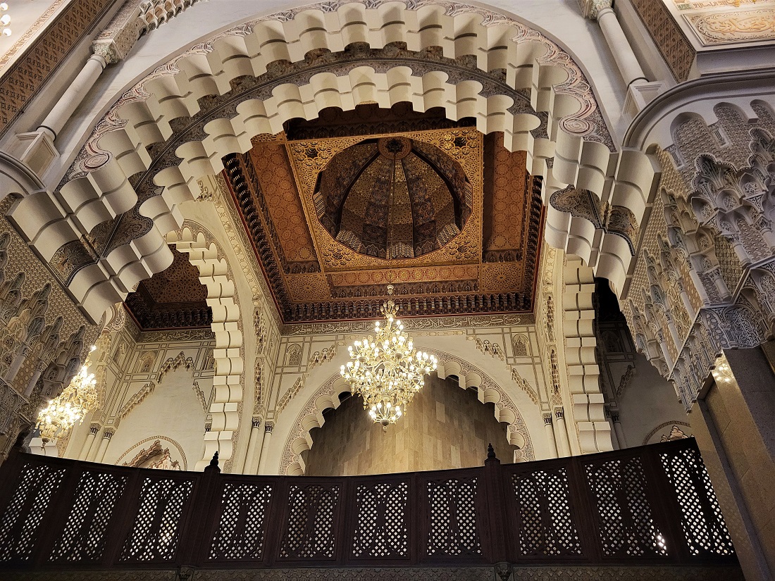 Balcony in the Hassan II Mosque