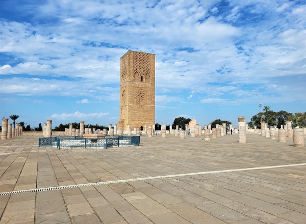 Hassan Tower and mosque remains