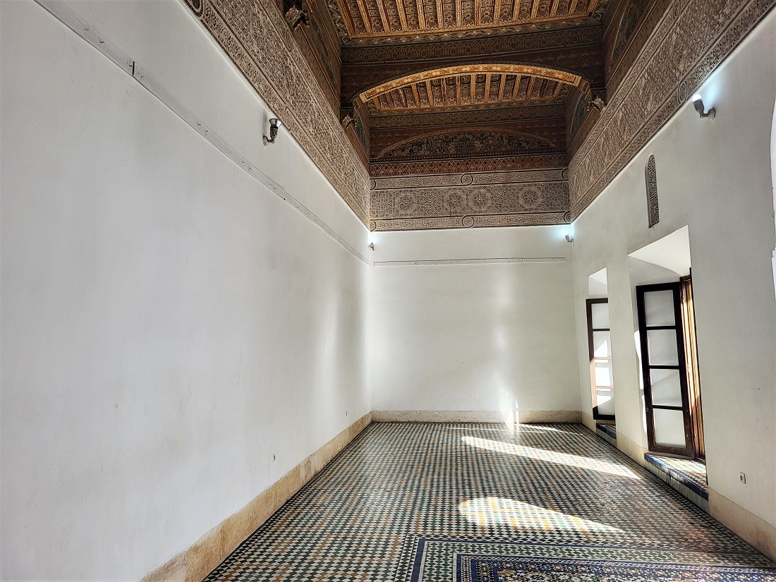 Empty room in Bahia Palace