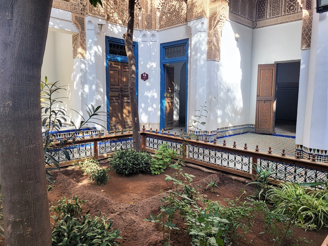 Inner courtyard at Bahia Palace