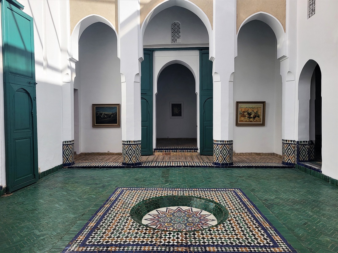 Small courtyard in the Musée de Marrakech