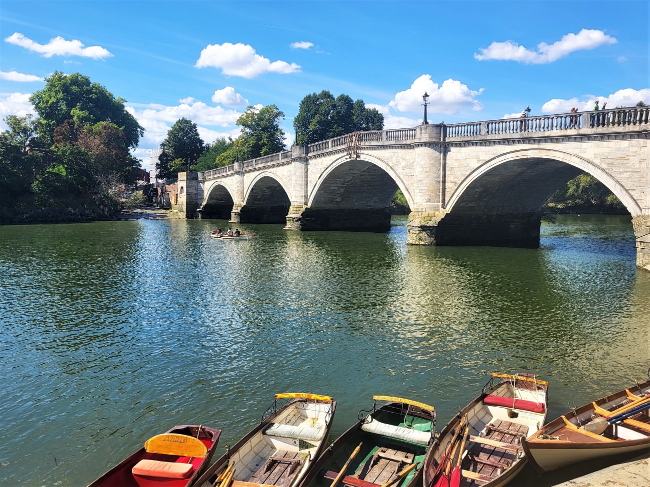 Boats on the River Thames at Richmond