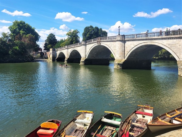 Boats on the River Thames at Richmond