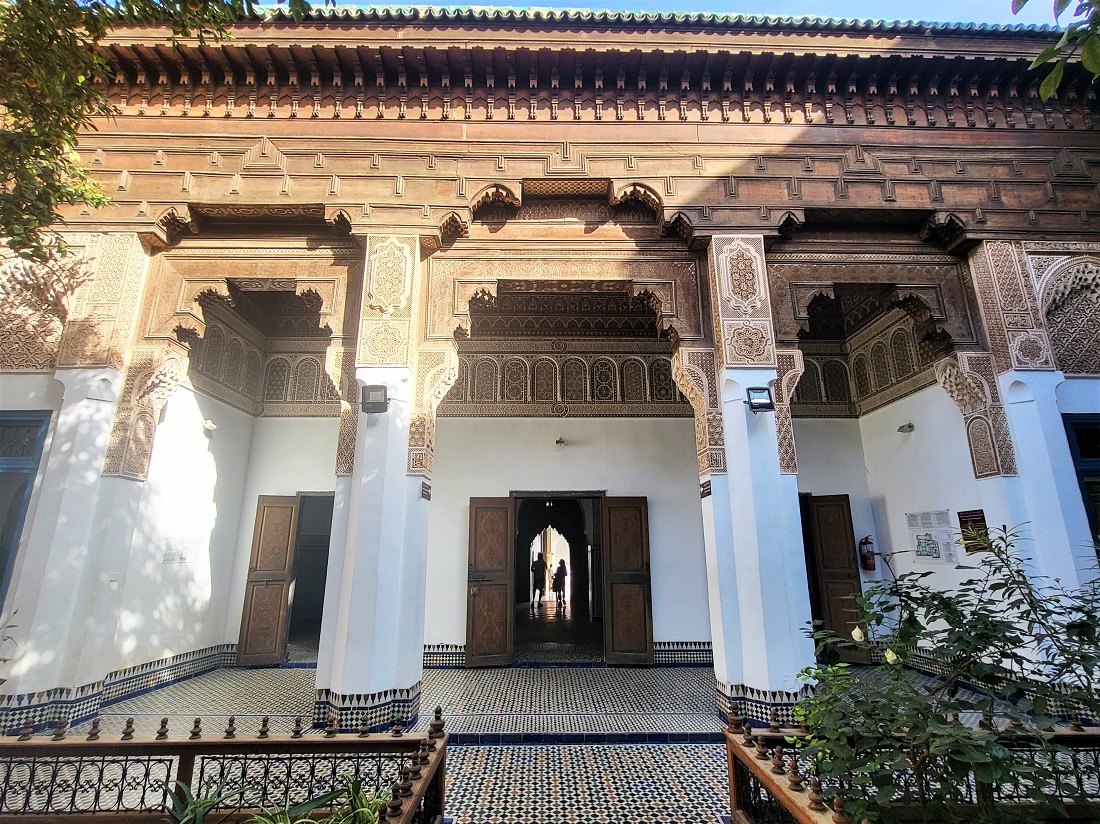 Inner courtyard at Bahia Palace
